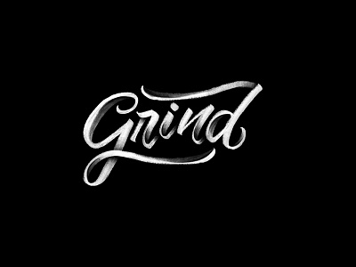 Grind handmadefont lettering