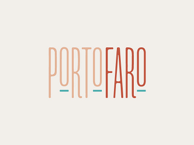 PortoFaro branding food italian logo restaurant seafood typography