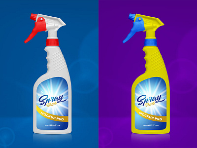 Free Opaque Plastic Spray Bottle Mockup PSD bottle mockup free mockup mockup mockup psd psd spray bottle mockup