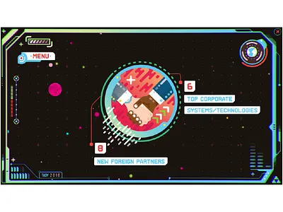 One year in agency_screen from motion design hands handshake icon motion reality vector virtual vr