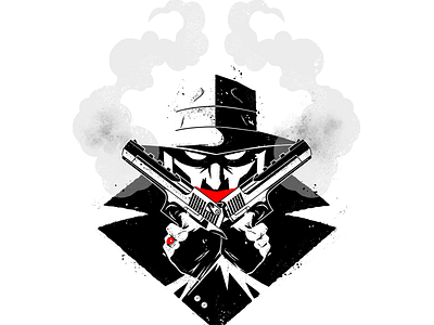 The Shadow character design digital art digital inks illustration