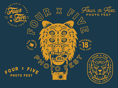 Four x Five 2k17 Assets assets branding deliverables fest illustration lettering matt thompson photo photo fest type typography work