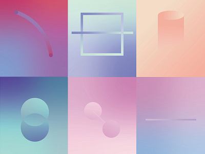 #ColorGradientProject angelamiuz geometry gif gradient motion shapes