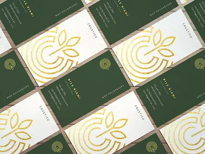 Crustica Cards business cards crust foil food garnish healthy herbs leaf natural pizza plant restaurant