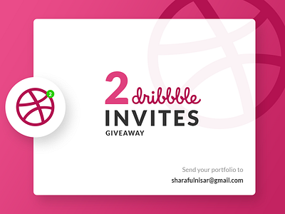 2 Dribbble Invites Giveaway 2 invites design dribbble dribbble invites giveaway invitations invites invites design