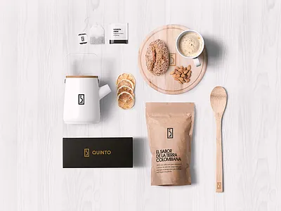 Quinto – Simple logo applications brand branding logo simplicity symbol