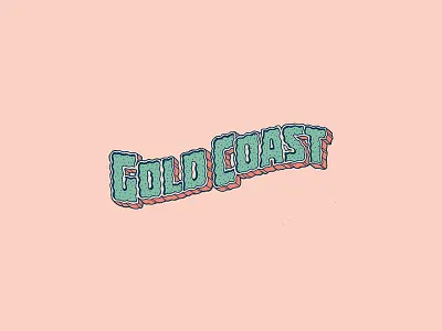 The Coast of Gold city coast gold retro skate surf tropical