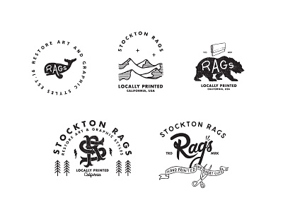 Rags branding design graphicdesign handlettering identity illustration vector vectorart