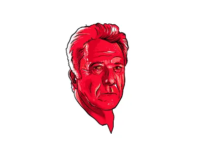 Dustin Hoffman : Human Monsters_02 dustin hoffman human human monsters illustration monster monsters people portrait