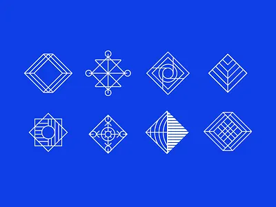 Shapes abstract blue form grid line lines pattern shape shapes stroke