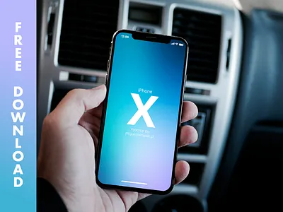 iPhone X Mockup - FREE black free freebie ios iphone mock mock up mockup ui up ux x