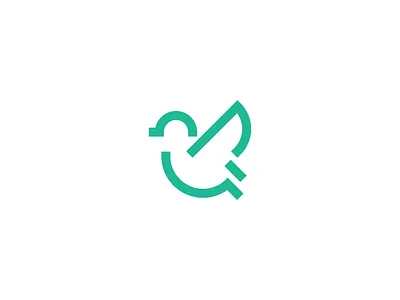 Bird air bird fly geometry icon identity line logo mark minimal wing