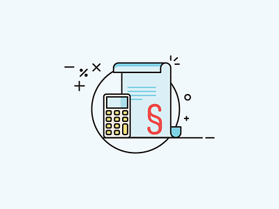 Finance calculation finance illustration