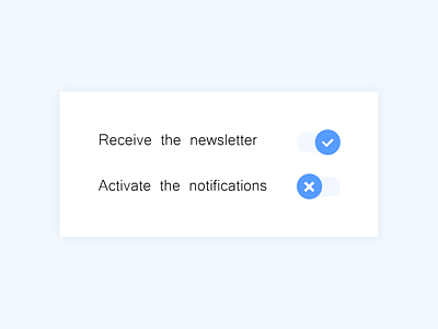 On/Off Switch - Daily Ui 15 15 blue button clean click daily ui on off switch pop up settings switch ui