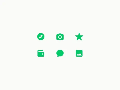 Tabbar Icons for Coinbase Wallet bubble camera coinbase cryptocurrency ethereum explore favorite icon navigation tabbar toshi wallet