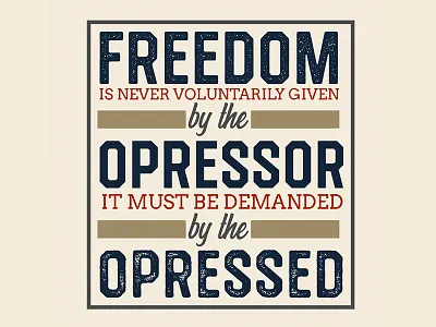 Freedom african american black freedom martin luther king mlk poster quote typography wisdom