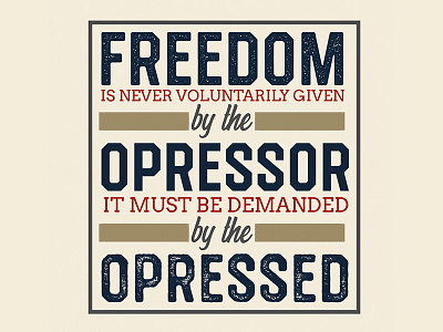 Freedom african american black freedom martin luther king mlk poster quote typography wisdom