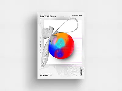 Starry abstract art colorful daily gradient graphic poster postereveryday riangle starry