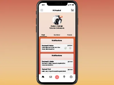 My First But Not Last app mockup ui ux