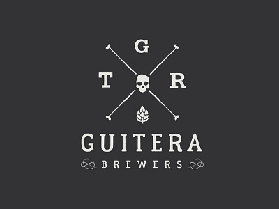 Guitera Brewers Logo beer branding brewery logo