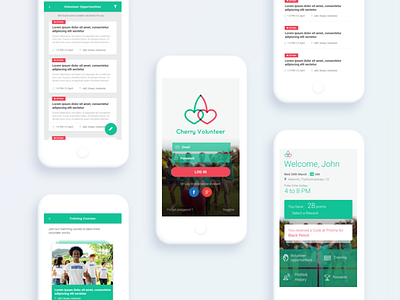 Volunteer UI app mobile app social ui design volunteer