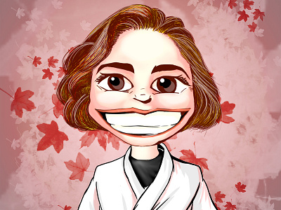 Girl fighter #04 artwork bjj brazilian cartoon character draw girl illustration jiu jitsu kimono