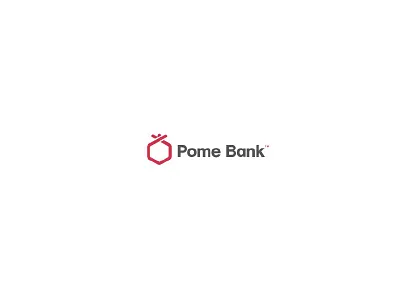 Pome Bank Logo Concept bank logo banking logo branding line logo logo design pomegrande pomegrande logo simple bank logo storke logo