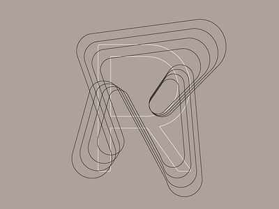 Reso design graphic identity lines logotype