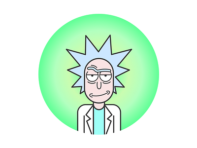 Rick & Morty illustration illustration rick morty