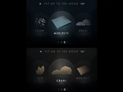 Instrument Cluster iconography car cluster in car interface ui