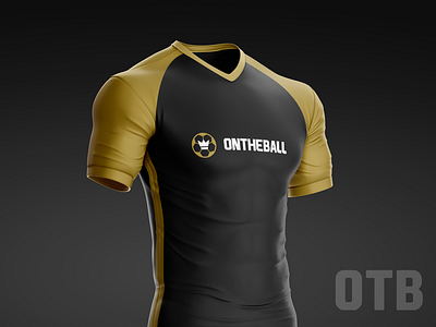 ONTHEBALL clothes football gold minimal soccer