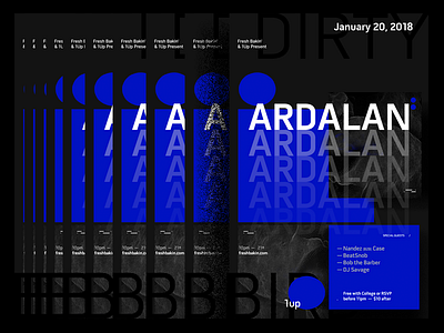 Ardalan Poster Design flyer graphic design layout poster typography