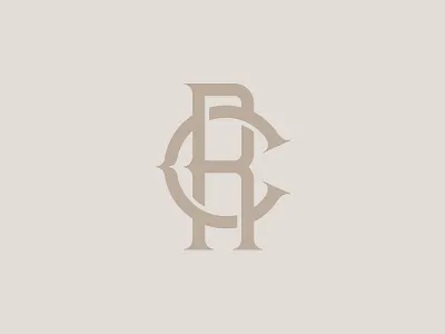 RC monogram badge brand branding design geometry letters logo logotype monogram texture