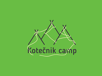 Kotecnik Camp am design studio andreea marciuc branding climbing graphic design kotecnik kotecnik camp logo slovenia