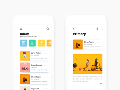 Inbox — UI Exploration