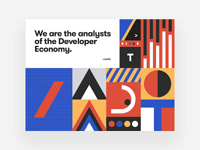 Key Visual Identity /data art direction brand branding categories cover data geometric geometry series shapes slash styleguide