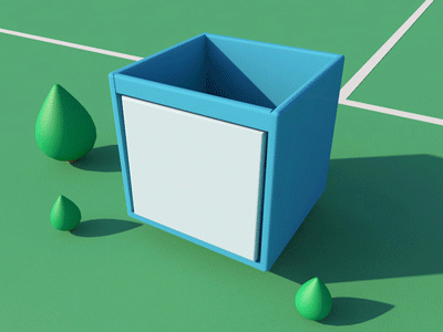 疯狂的足球 3d c4d 动力学 动画 插画 足球 足球场