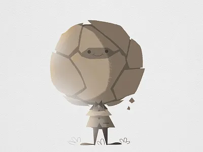 Mr BROWN earth elements energy four gaspart heavy illustration stone strong