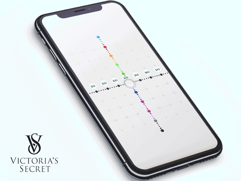 Filter Options with Long Press Animation animation gif shopping transition ui ux