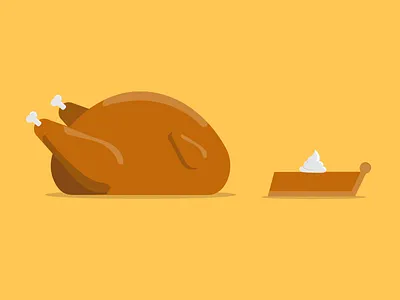 Thanksgiving illustration pumpkin pie thanksgiving turkey