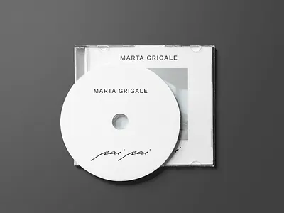 CD Artwork for Marta Grigale album album art album cover artwork beats black branding cd cd cover graphic design lp minimal minimalistic music musician product design riga tallinn visual identity white