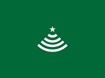 Day 37 - Wi-fi christmas dailylogochallange logo logos pine star tree wifi