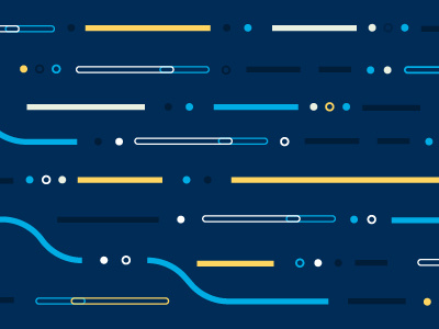 Financial Ecosystem abstract lines