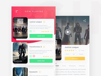 Cinema App book booking cinema cinema app film imdb mobile mobile app movie rating review ticket