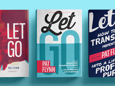 Let Go Expanded Edition book cover design editorial typography