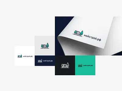 Мойстрой.рф - Construction Supplier - Branding Concept branding concept design logo product sketch