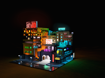 Hi Dribbble voxel