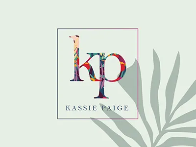 Kassie Paige colorful fashion floral flowers logo pattern