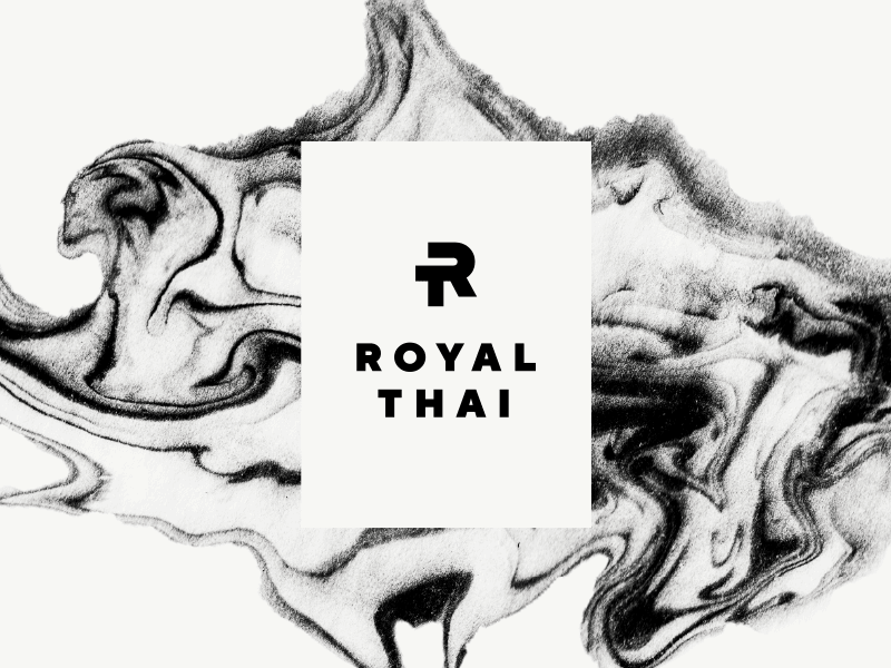 v. 18.2 black and white branding carpet design experiment logo paint process rt sand texture thai