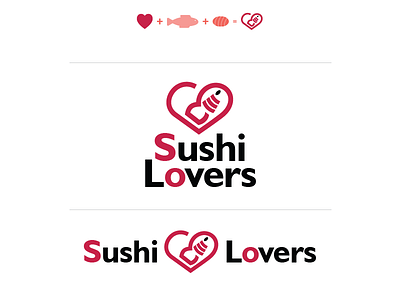 Sushi Lovers Proposal graphicdesign logo logodesign logotype restaurantlogo sushi